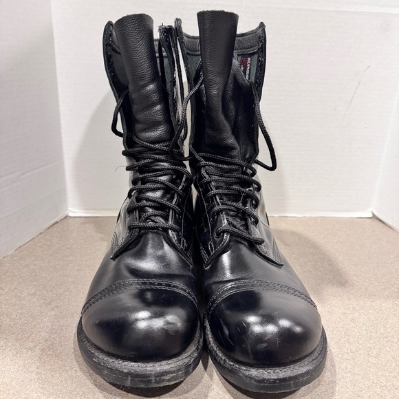 Corcoran 1500 Men’s Leather Combat Military Jump 10” Boots 12 E Made in USA - Picture 4 of 11